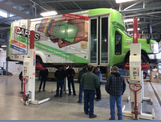 Stertil-Koni Tapped by Major Texas Transit System for HD Vehicle Lifts