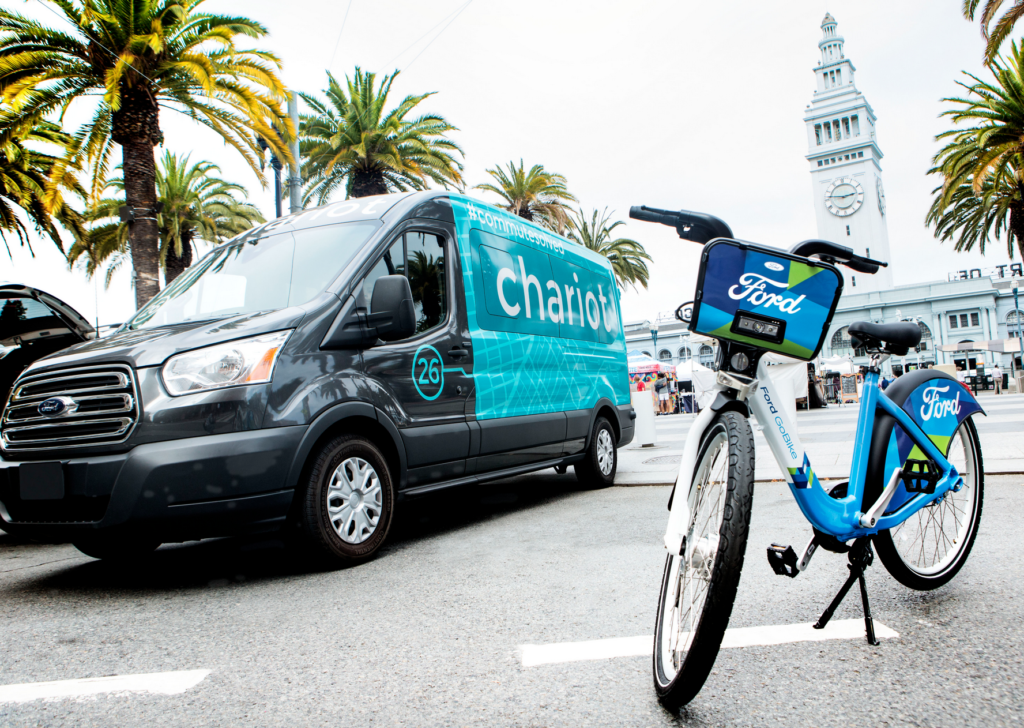 Ford Acquires Crowd-Sourced Shuttle Service, Partners with Bike Sharing Provider