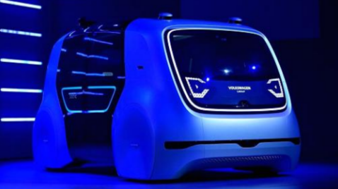 Volkswagen unveiled a concept driverless car