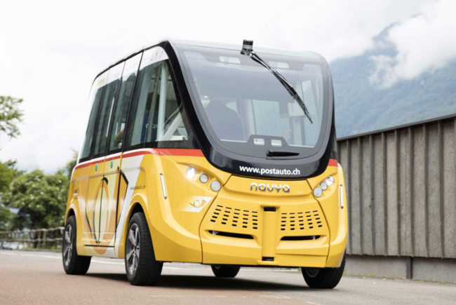 Switzerland Banks on Autonomous Driving Buses