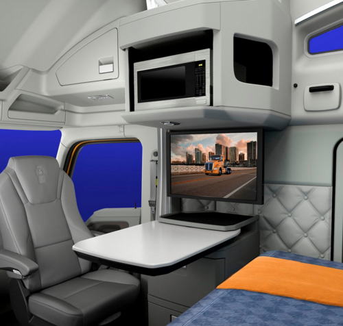 EpicVue Satellite TV Package Pre-wired in New Kenworth Sleepers