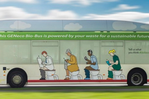 This Commuter Bus Runs On Poop