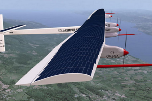 Solar Powered Plane Lifts Off for Around-the-World Journey