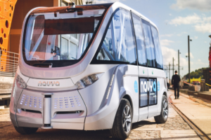 Fully Autonomous, Driverless Public Transport Debuts at 28 MPH